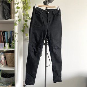 Iris Denim - Jet Ski High-Waisted Skinny Jean - Women's US 30 - Black